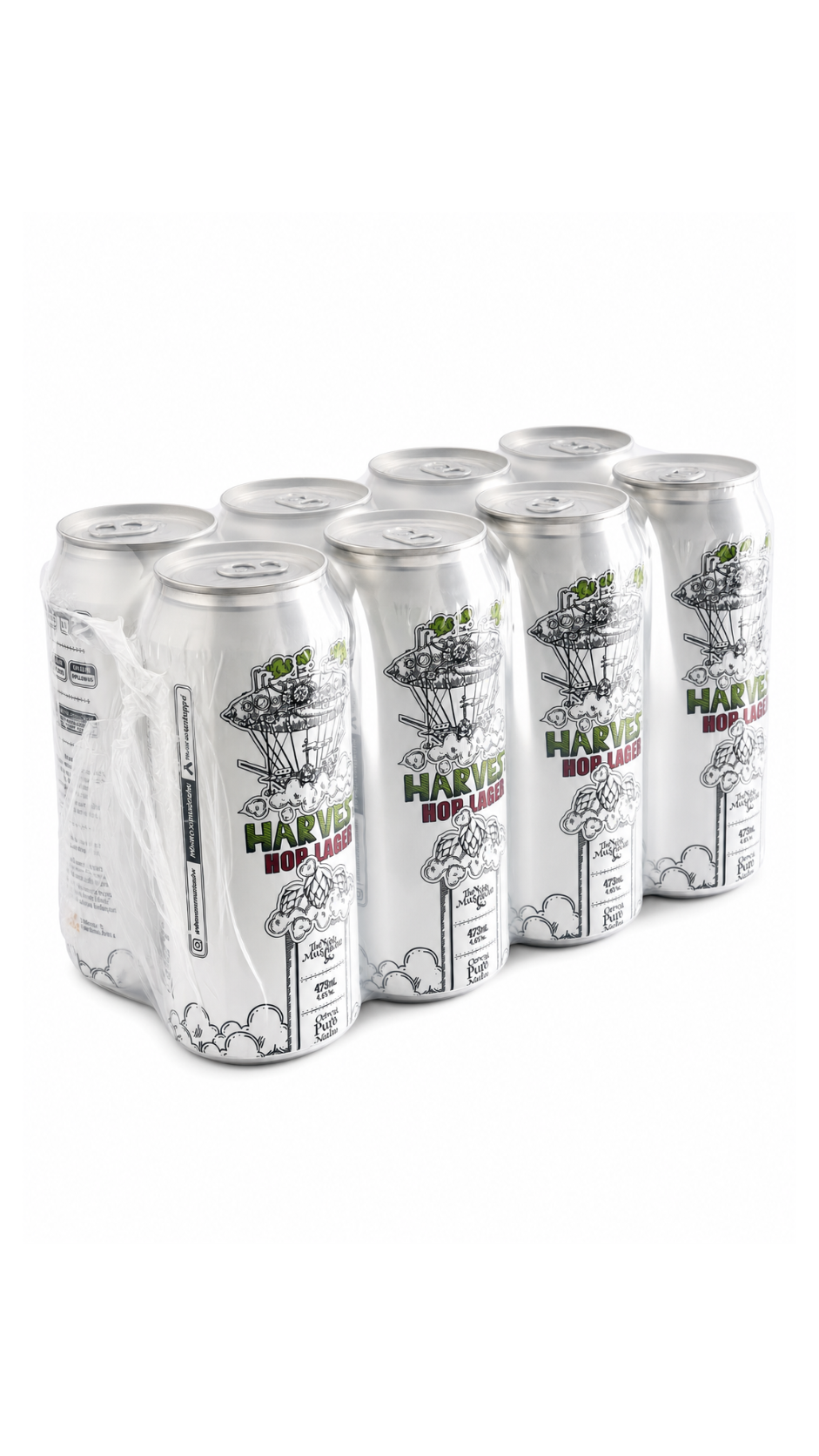 Cerveja Harvest - Hop Lager (fardo com 8 latas de 473 mL)