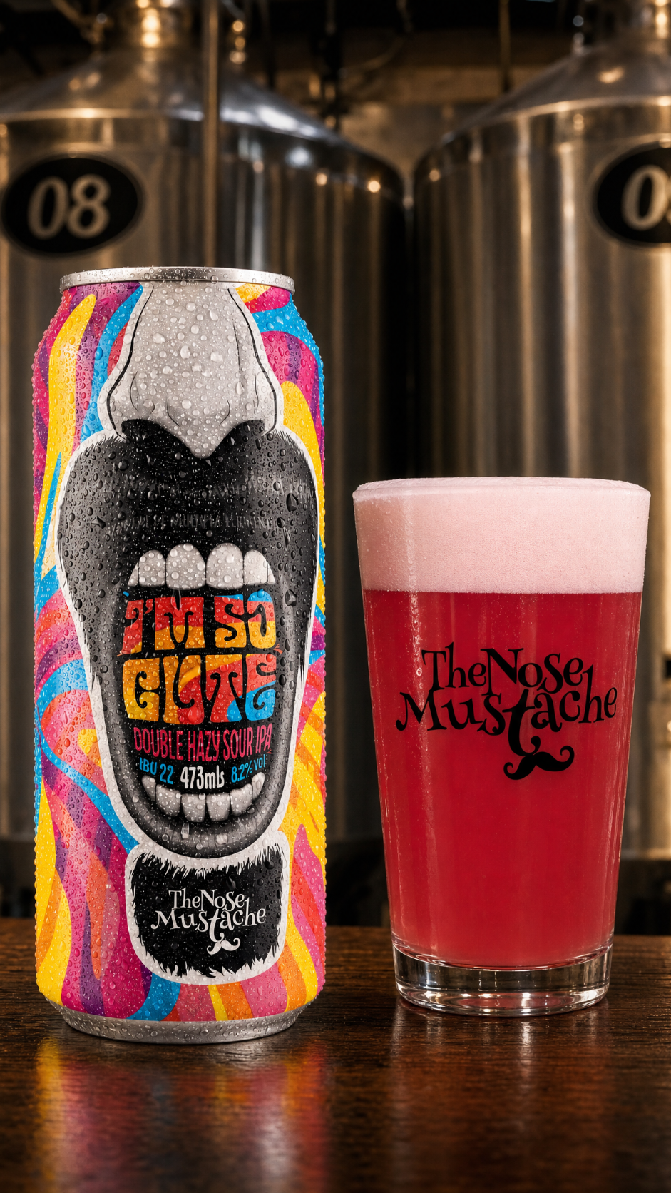 Cerveja I´m So Cute - Double Sour Hazy IPA (lata de 473 mL)