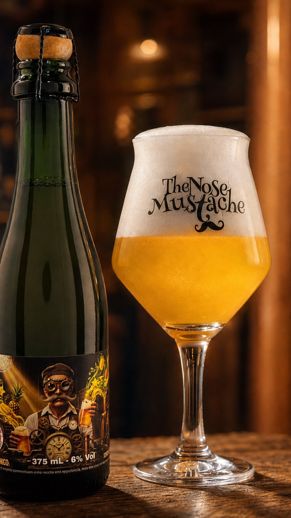 Cerveja Trópico Alquímico - Wood and Barrel-Aged Sour Beer (garrafa de 375 mL)