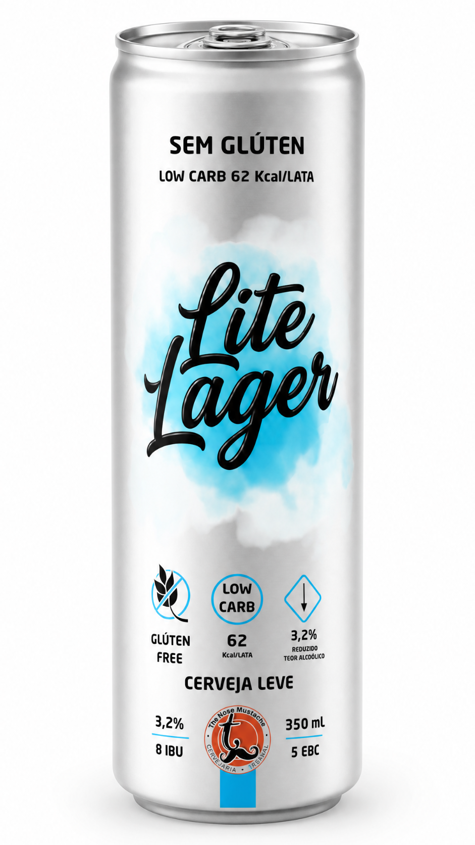 Cerveja Lite Lager - American Light Lager (lata de 350 mL)