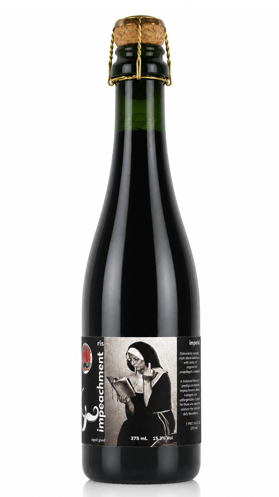 Cerveja Impeachment - Barrel-Aged Russian Imperial Stout (garrafa de 375 mL)